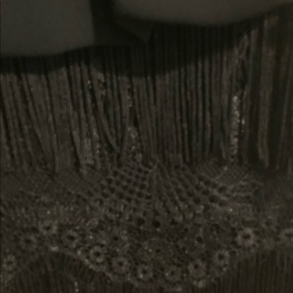 Frank Lyman black dress with fringe - Picture 6 of 7